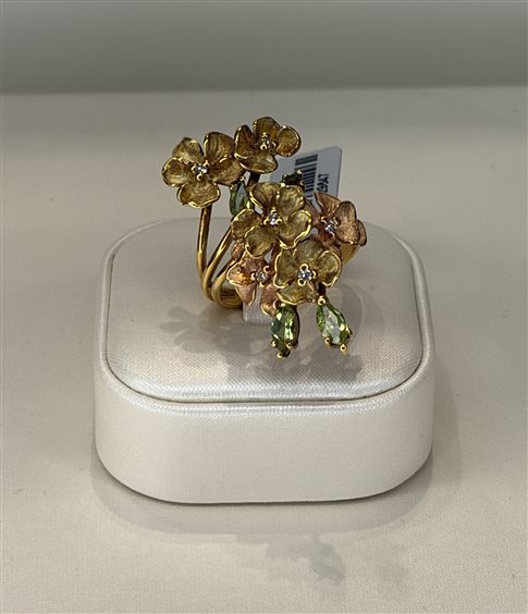 Anello Domar Donna in Oro Diamante 0.06 Ct ANOR-1 - ANOR-1